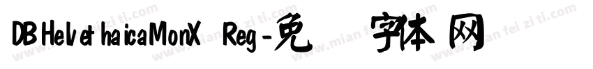 DBHelvethaicaMonX Reg字体转换